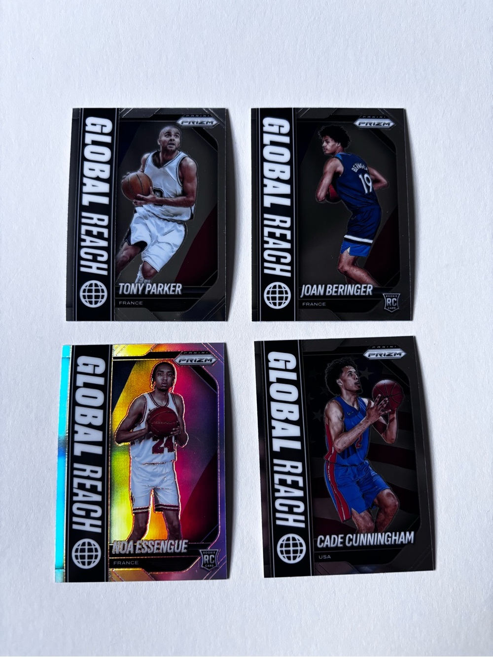 Global Reach Panini Prizm Basketball Trading Cards Lot 2025-26 Global Reach
